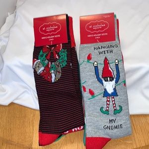 6 pair mens holiday socks